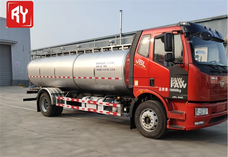 6x4 20 25 Cubic Meter Fuel Tanker Truck Refueling Tanker Truck