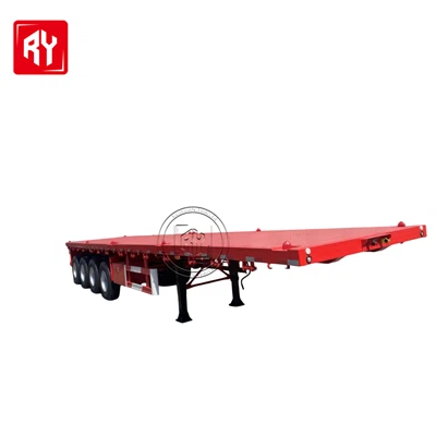 Remolque bajo remolque de camión de camas de cama baja de 3 ejes