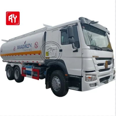 Camión cisterna de combustible y aceite SINOTRUK HOWO 6x4 371HP - 20000L/30000L Transporte de entrega de gas diésel personalizado